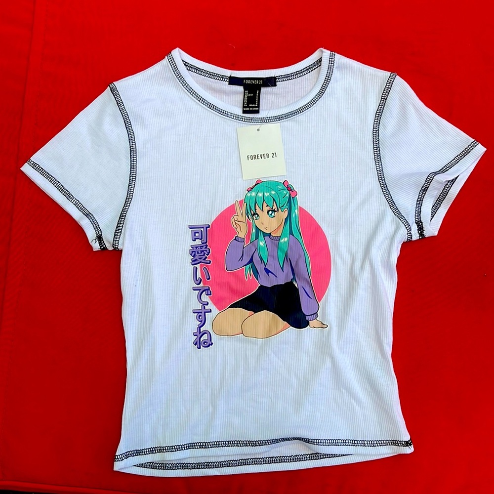 New girls T-shirt white size S